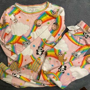 Disney Stitch girls pj set children’s place pj set size 6 pre-owned (2) sets